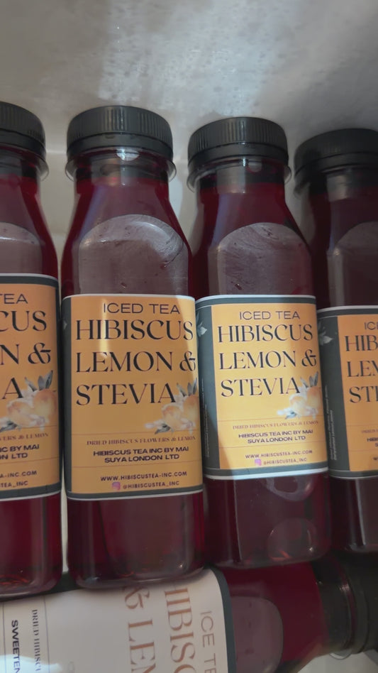 Hibiscus| Roselle, Lemon & Stevia Ice Tea (Pack of 6)