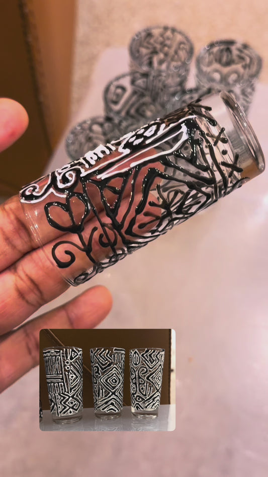 Patterned Shot Glasses – 35ml